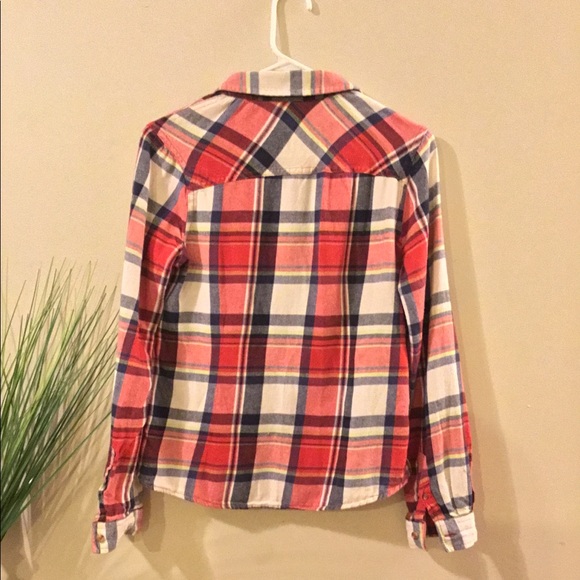 S/M Plaid Flannel Shirt - Picture 3 of 3
